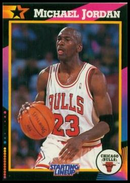 1992 Kenner Starting Lineup Cards 14 Michael Jordan